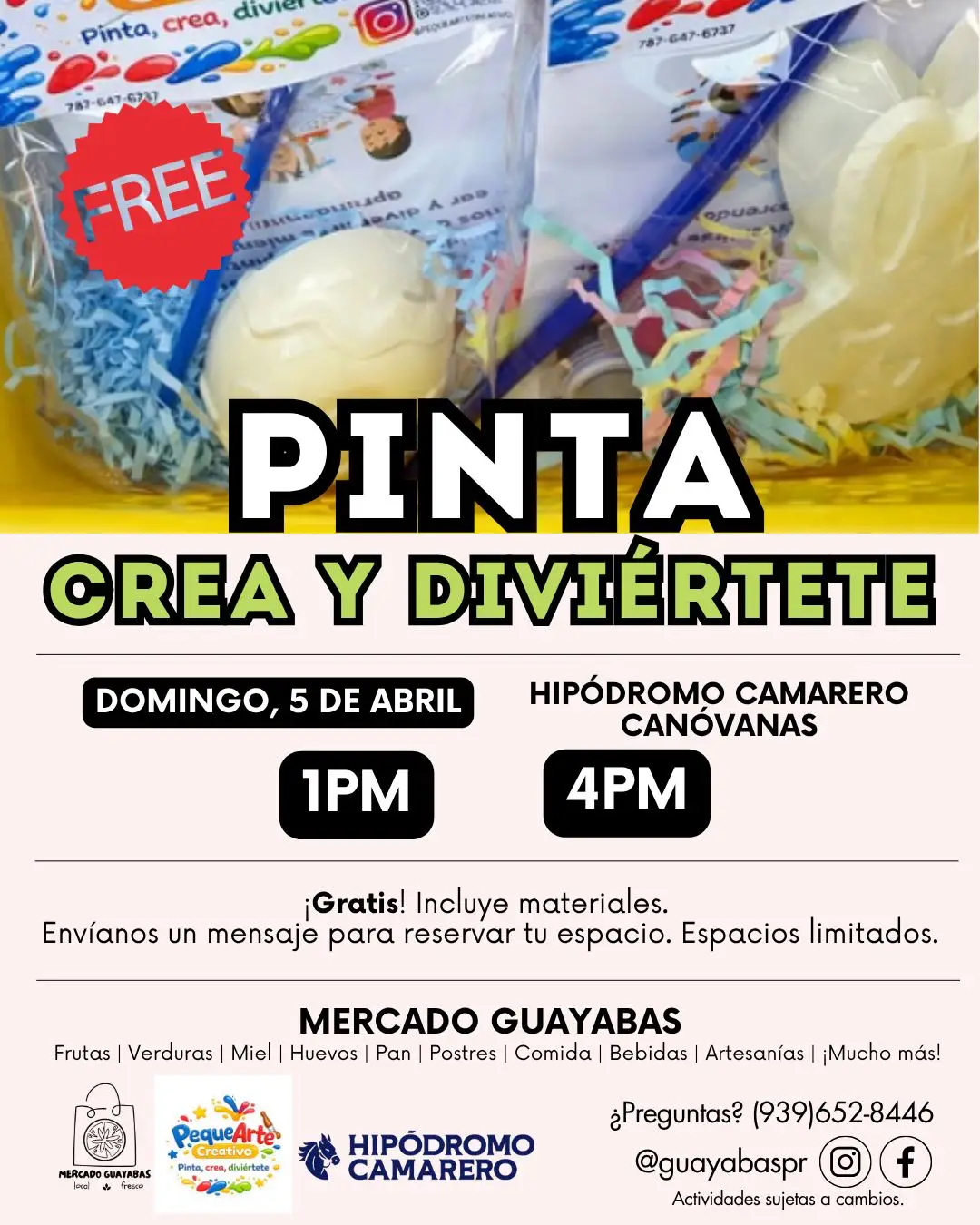 Pinta, crea y diviértete esta Pascua - Guayabas PR