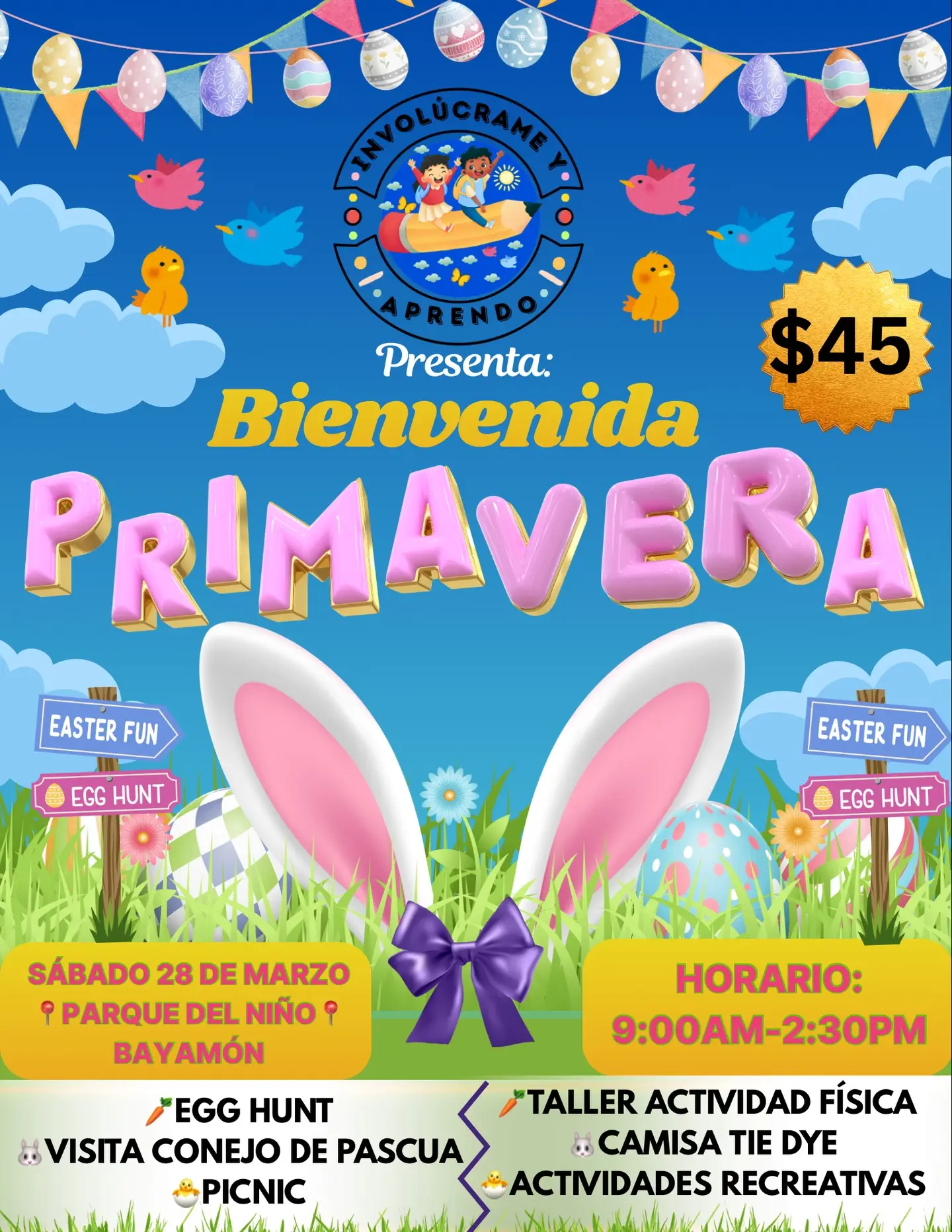 Bienvenida Primavera - Involúcrame y Aprendo