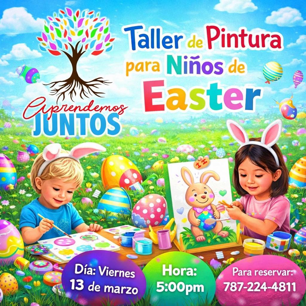 Taller de Pintura para Niños de Easter - Aprendemos Juntos