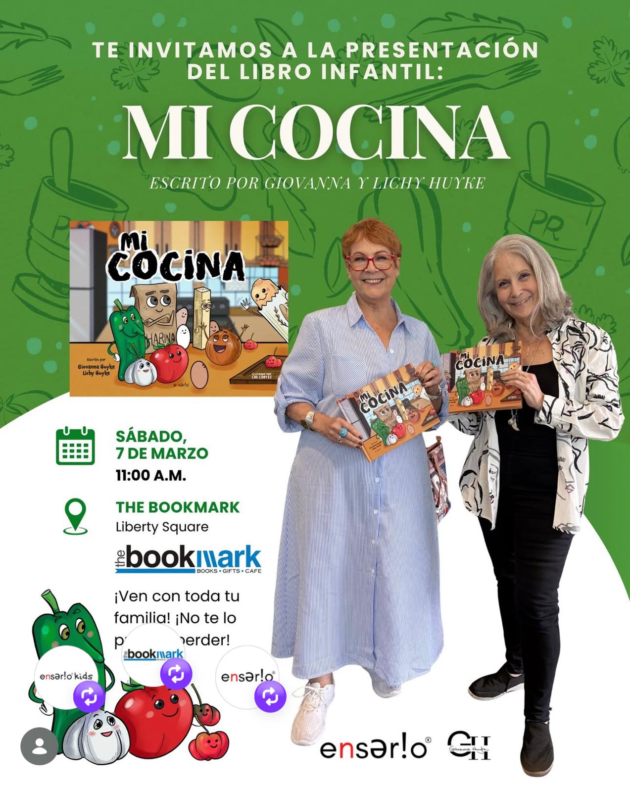 Presentación del Libro Infantil: Mi Cocina -  Liberty Square: San Patricio