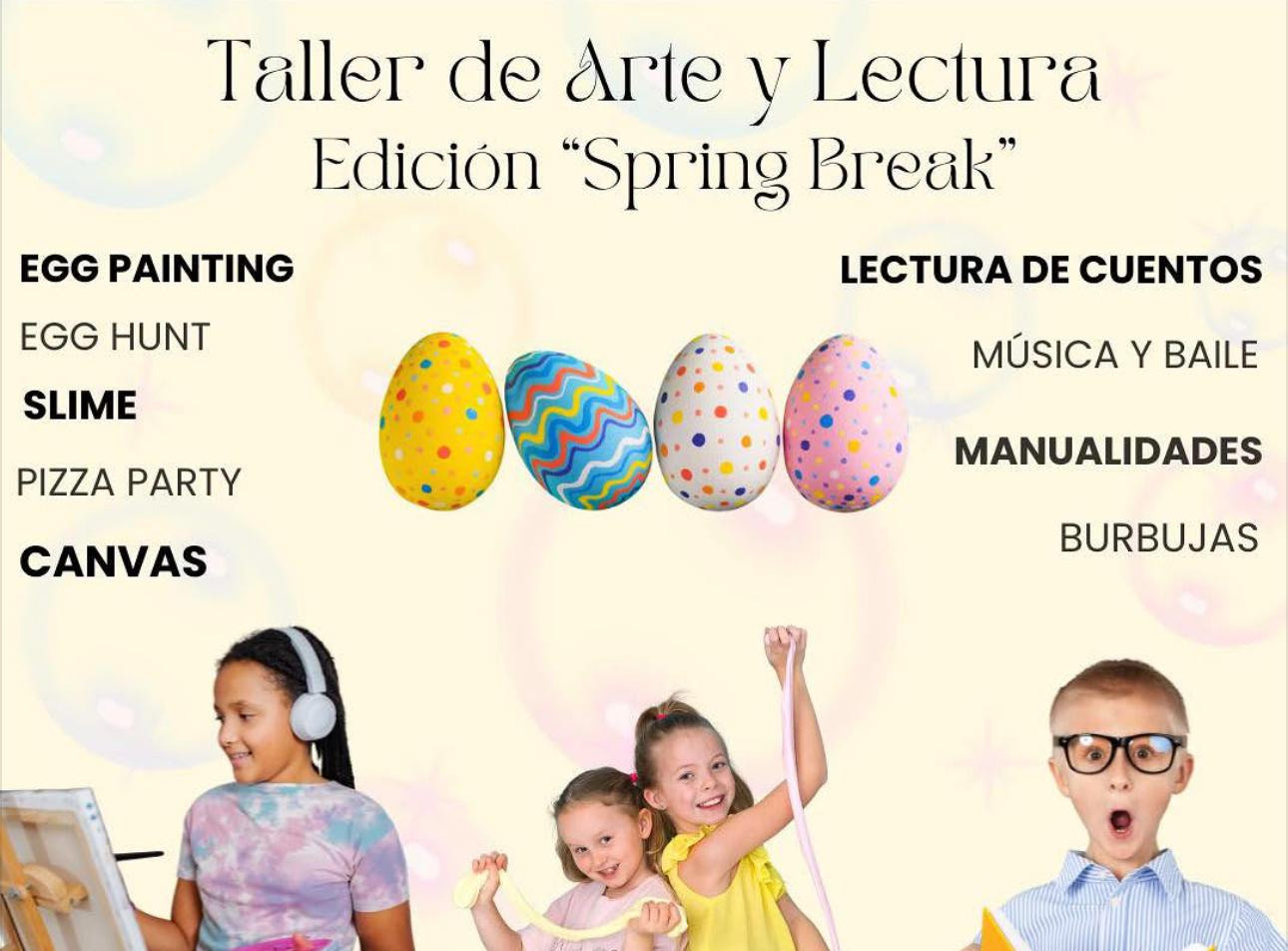 Taller de Lectoescritura y Arte: Edición de Spring Break - Educanvas Arte y Terapias