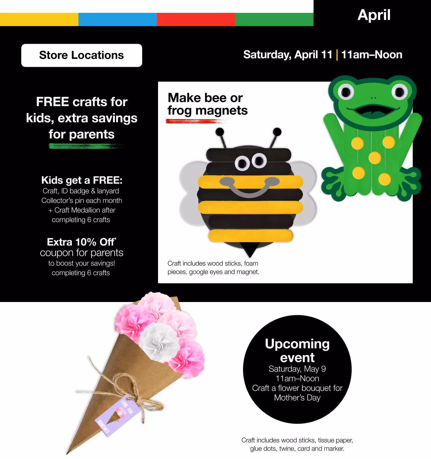 Flower Bouquet for Mother's Day - Kids Zone JCPenney