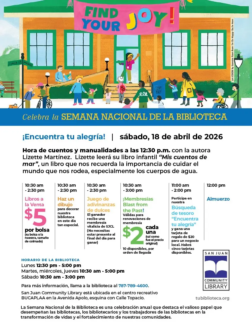 Semana de la Biblioteca - San Juan Community Library