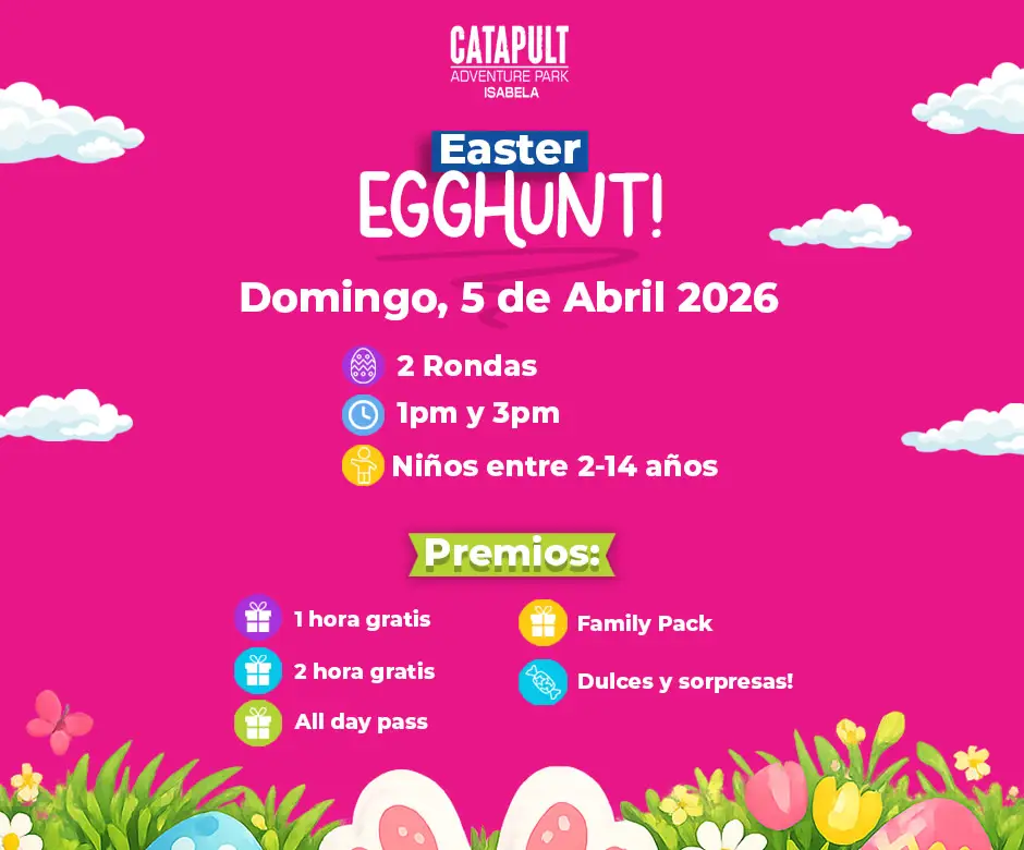 Easter Egg Hunt - Catapult Adventure Park Isabela