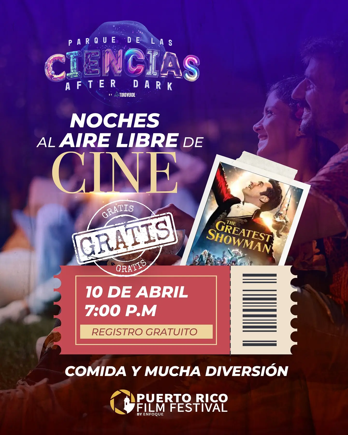 Noches al Aire Libre de Cine - Parque de las Ciencias