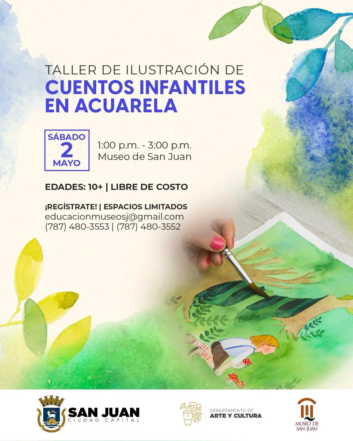Cuentos Infantiles en Acuarela - Museo de San Juan