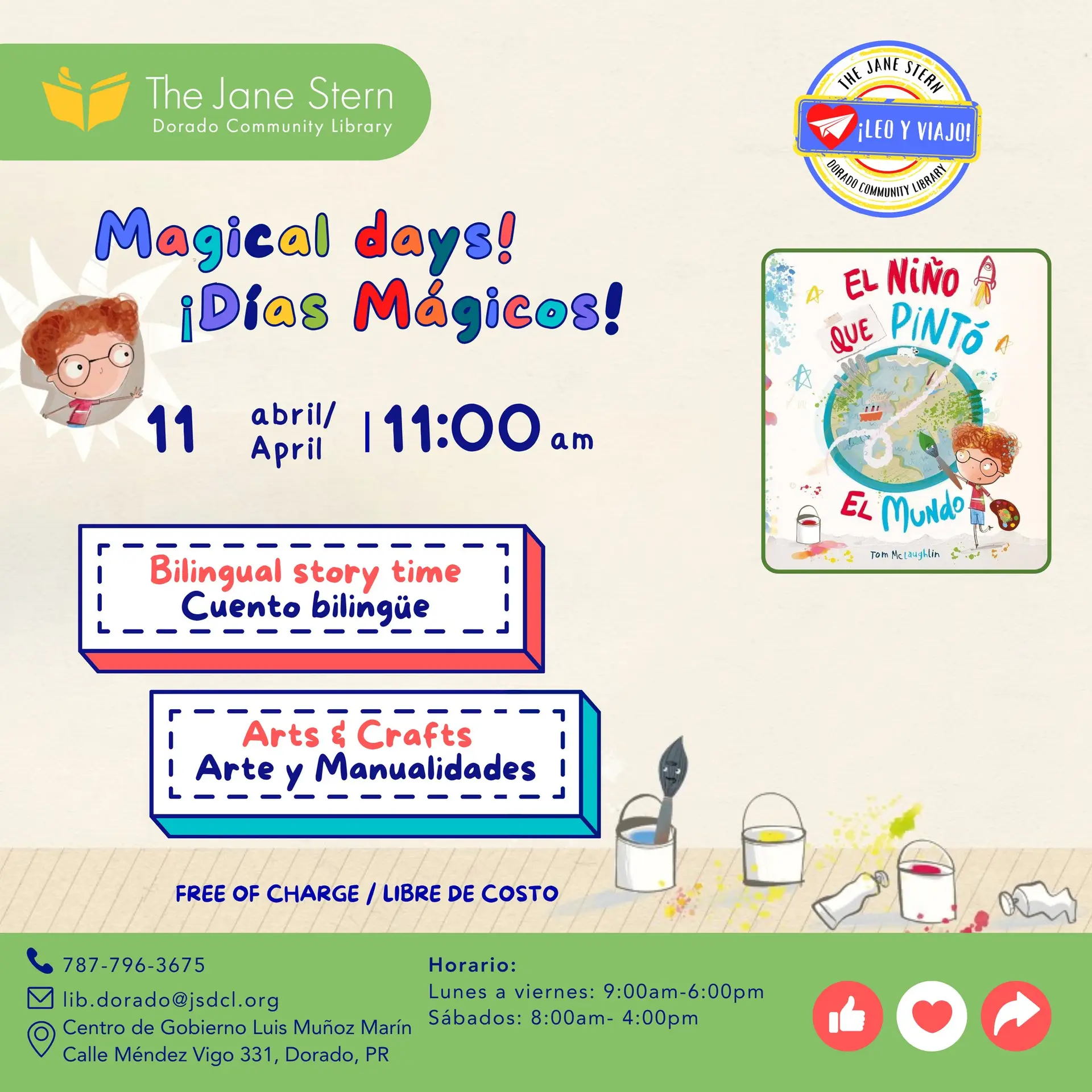 Días Mágicos - Biblioteca Jane Stern