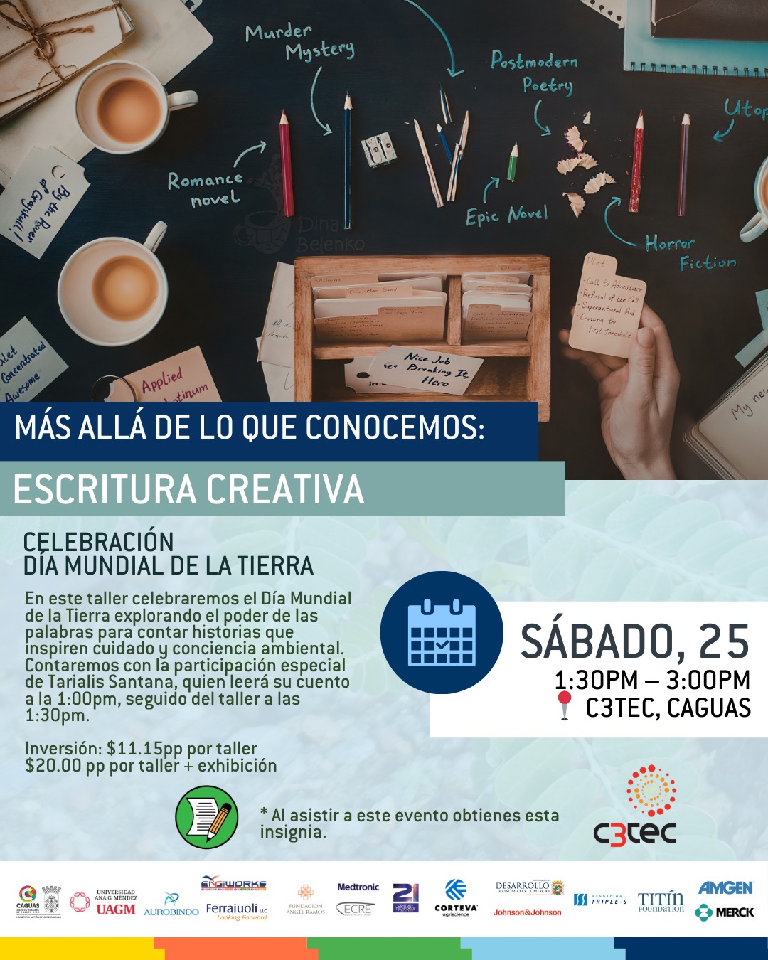 Escritura Creativa Celebración Día Mundial de la Tierra - C3Tec