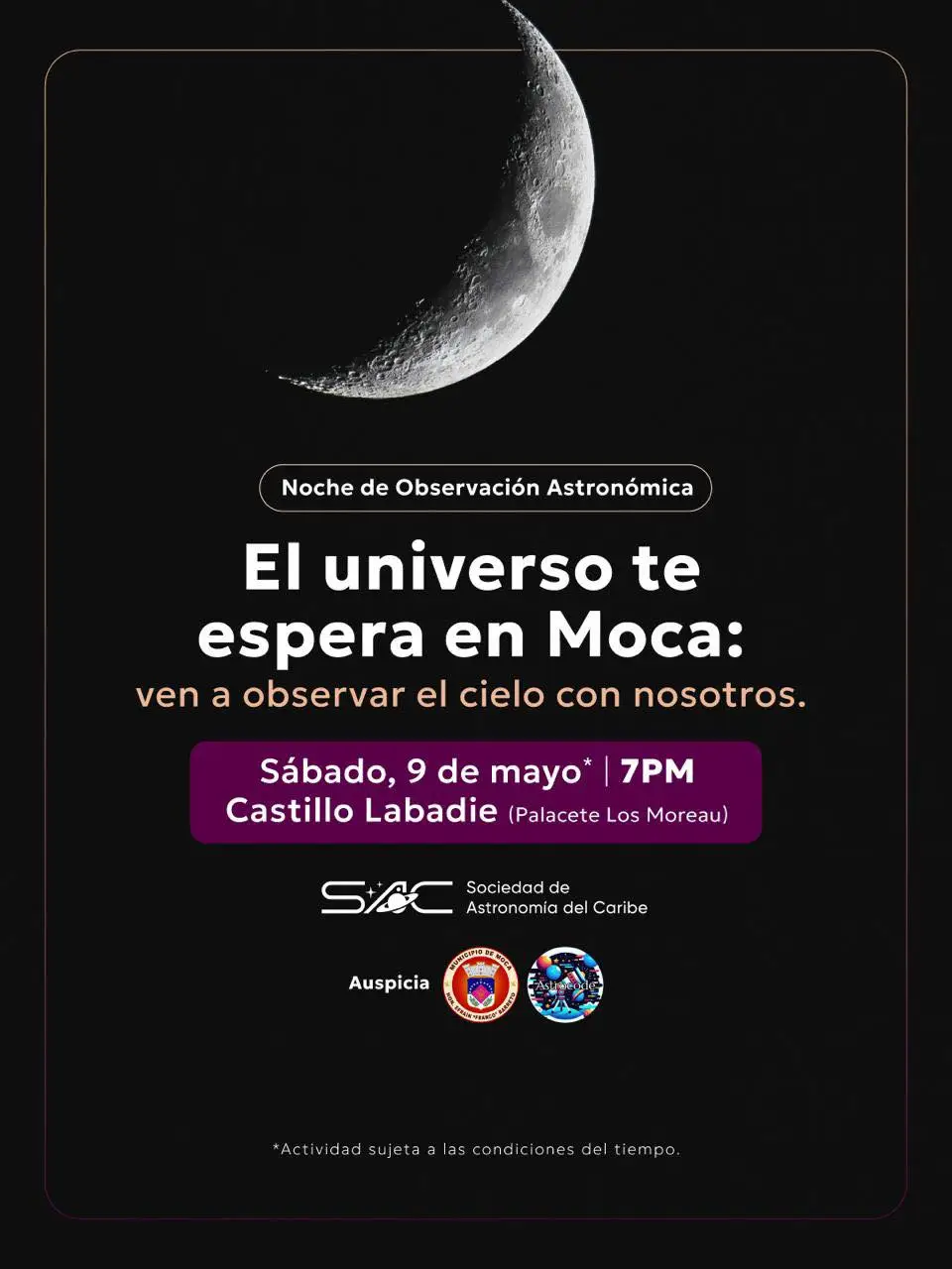 Noche de Observación - Sociedad de Astronomía del Caribe