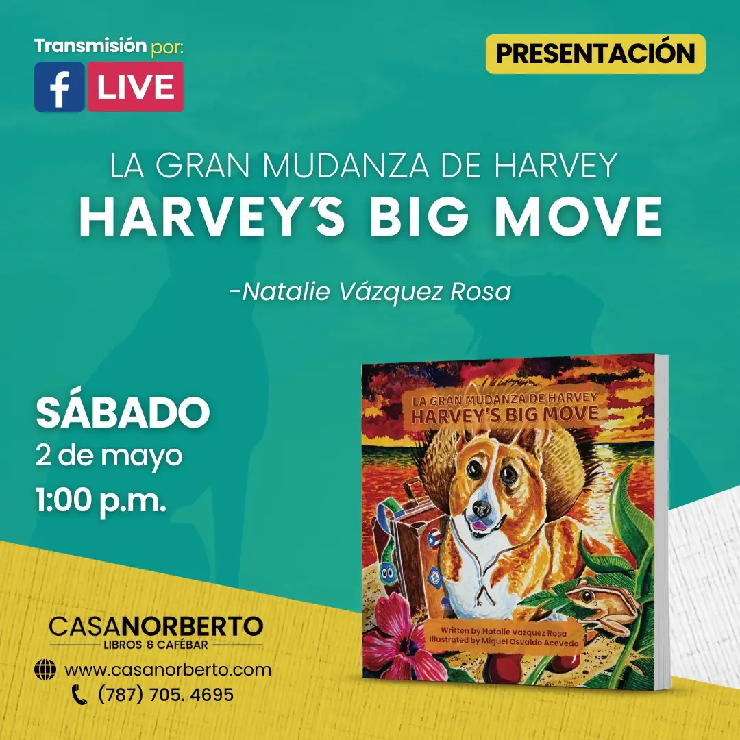 Presentación del libro: "La Gran mudanza de Harvey" - Casa Norberto