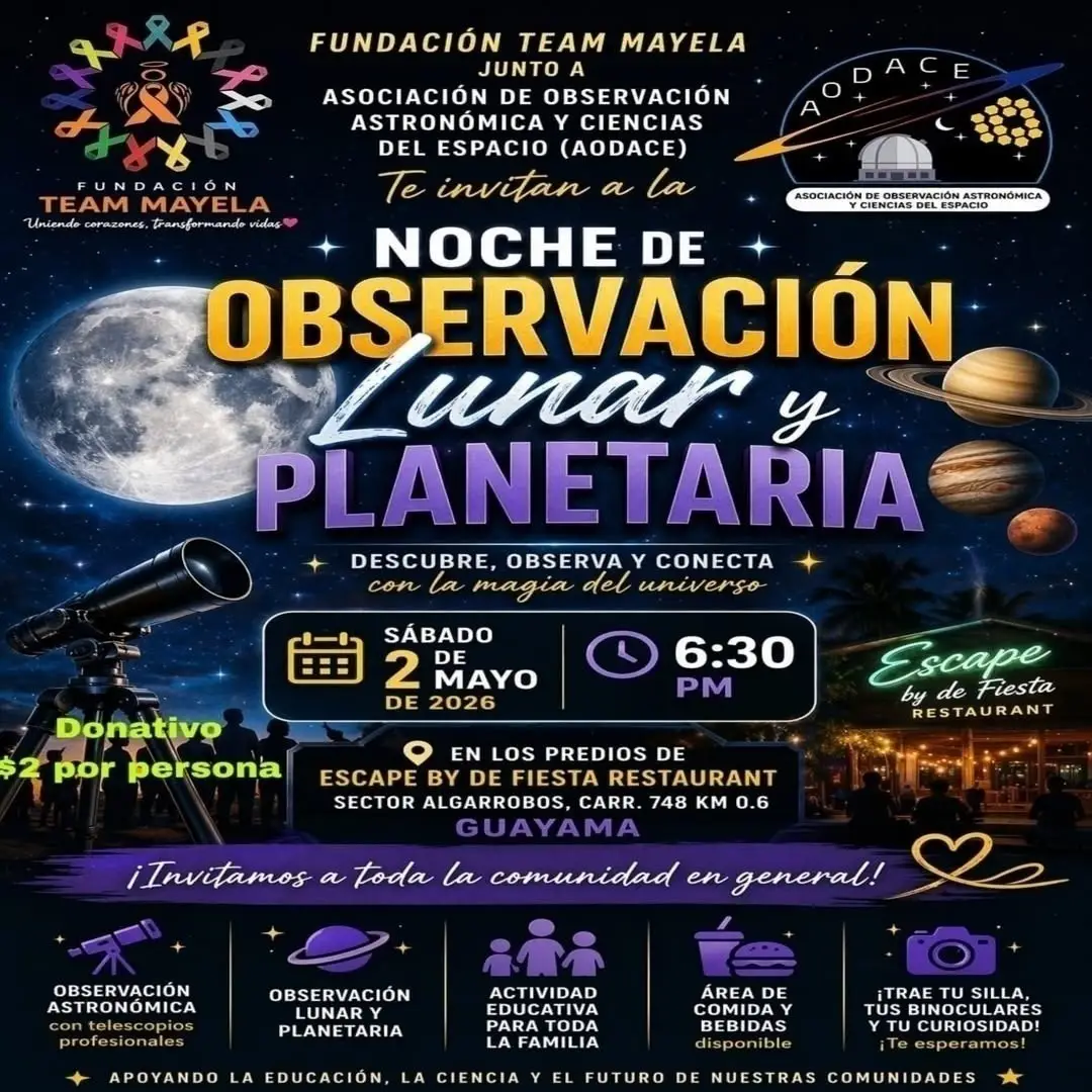 Noche de Observación Lunar y Planetaria