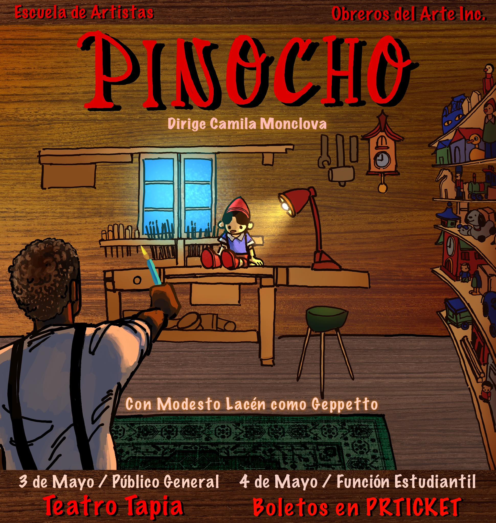 "Pinocho": Función Escolar - Escuela de Artistas
