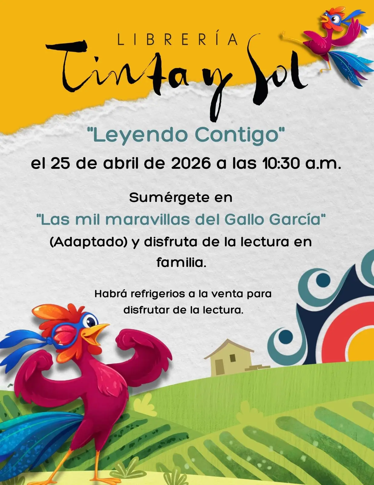 Leyendo Contigo: "Gallo García" - Librería Tinta y Sol