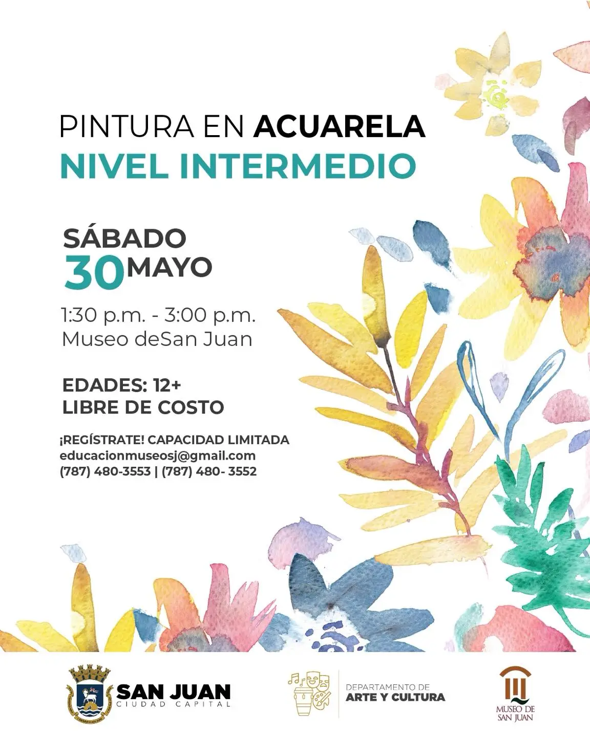 Pintura en Acuarela - Museo de San Juan