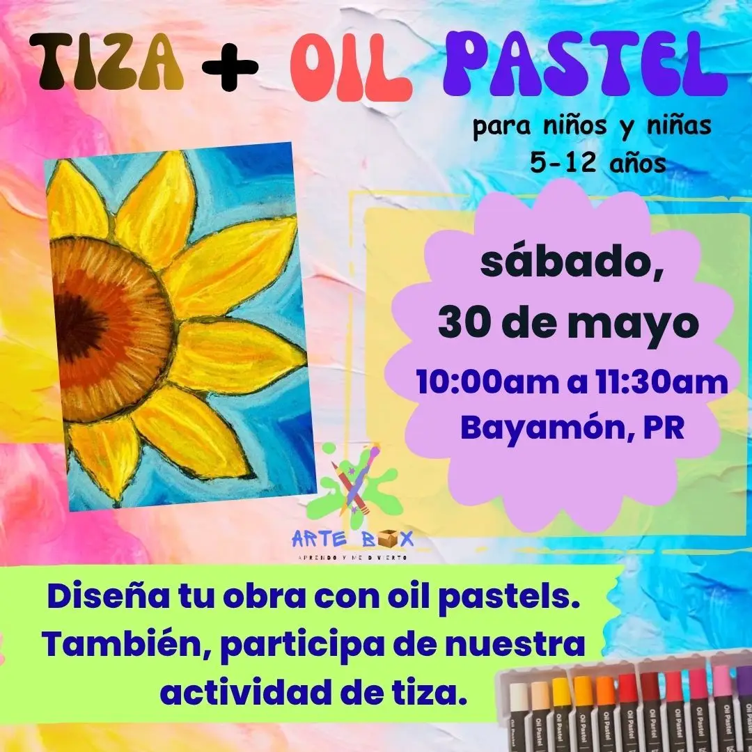Tiza + Oil Pastel - Arte Box