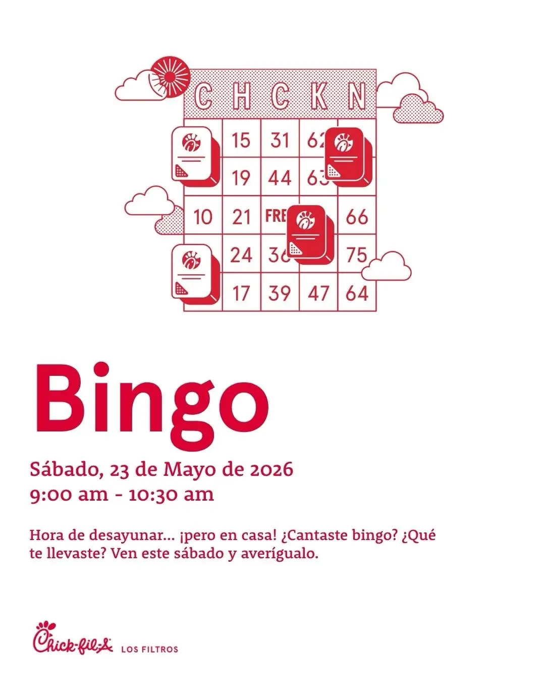 Bingo - Chick-fil-A (Los Filtros)