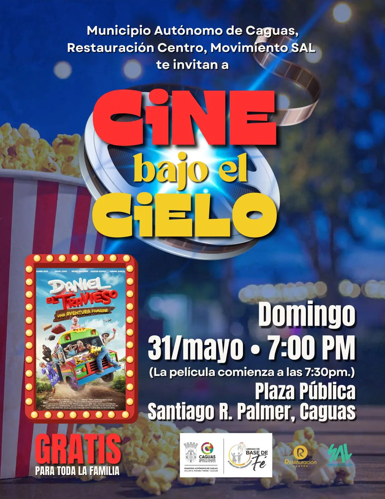 Cine Bajo el Cielo en Caguas