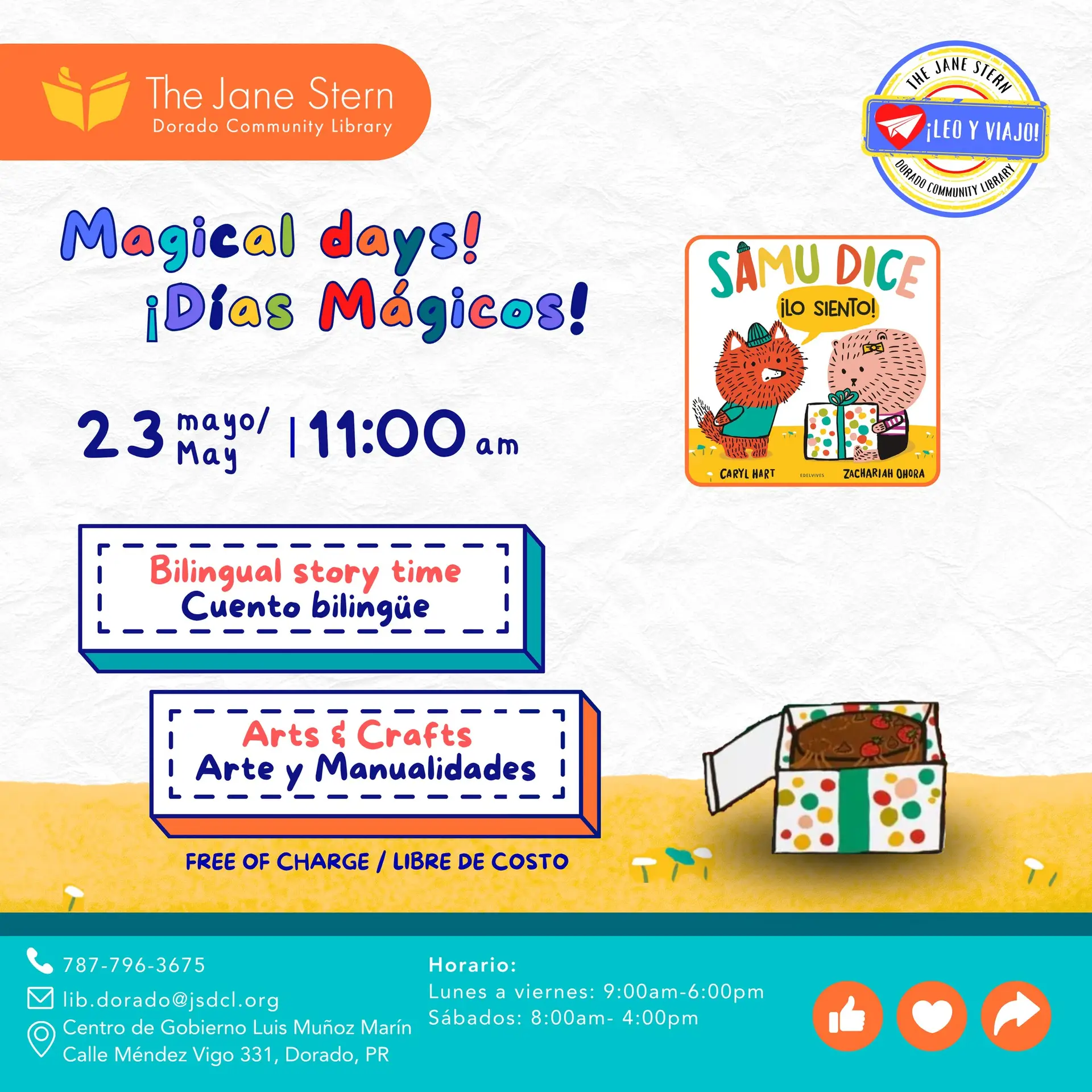 Días Mágicos - Biblioteca Jane Stern