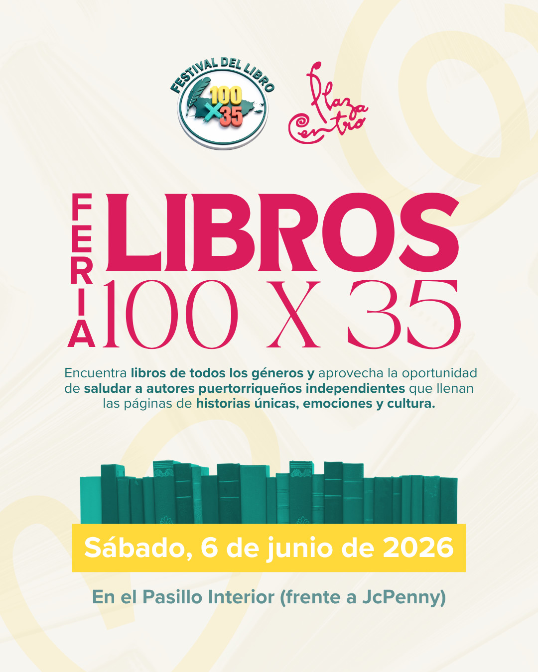 Feria de Libros 100x35 - Caguas