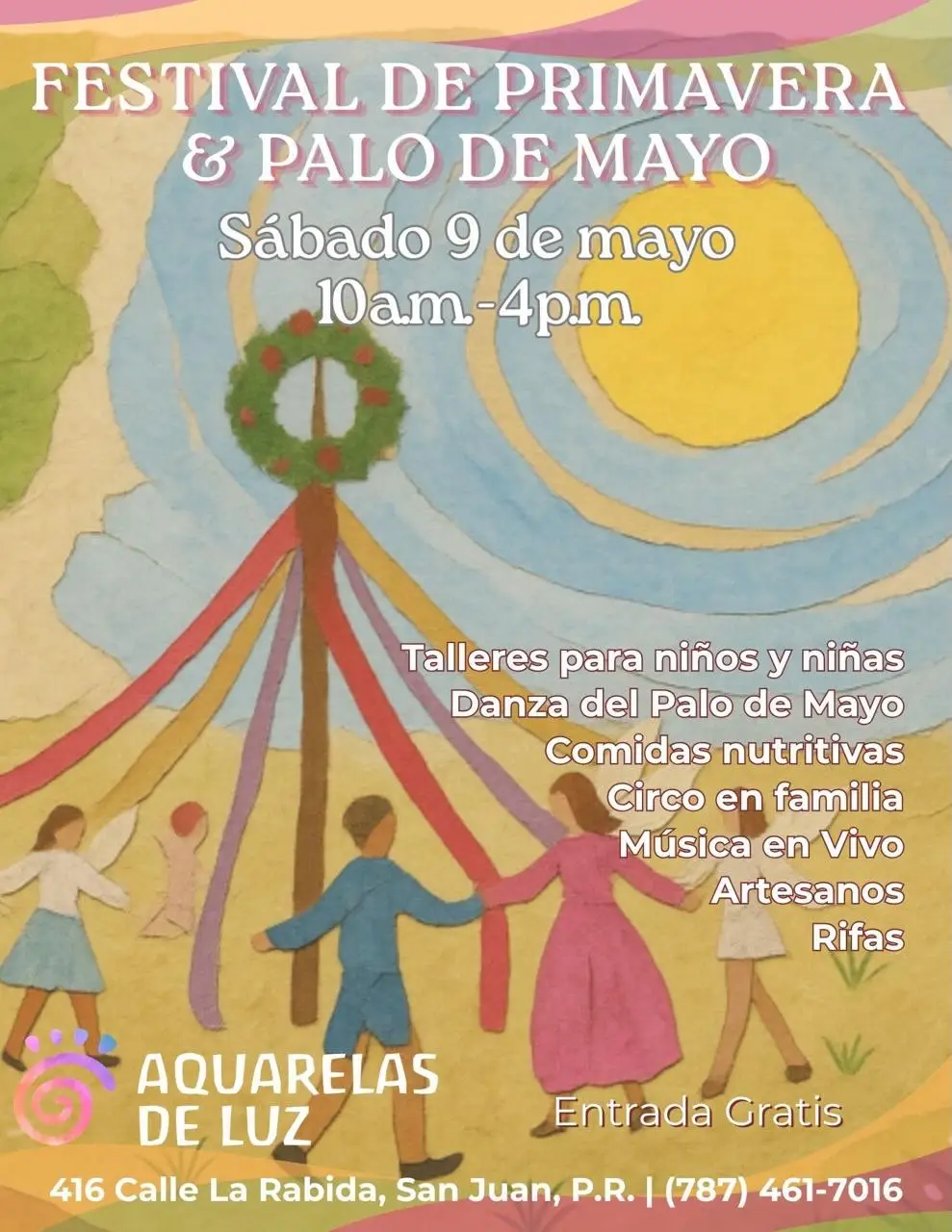 Festival de Primavera & Palo de Mayo - Aquarelas de Luz