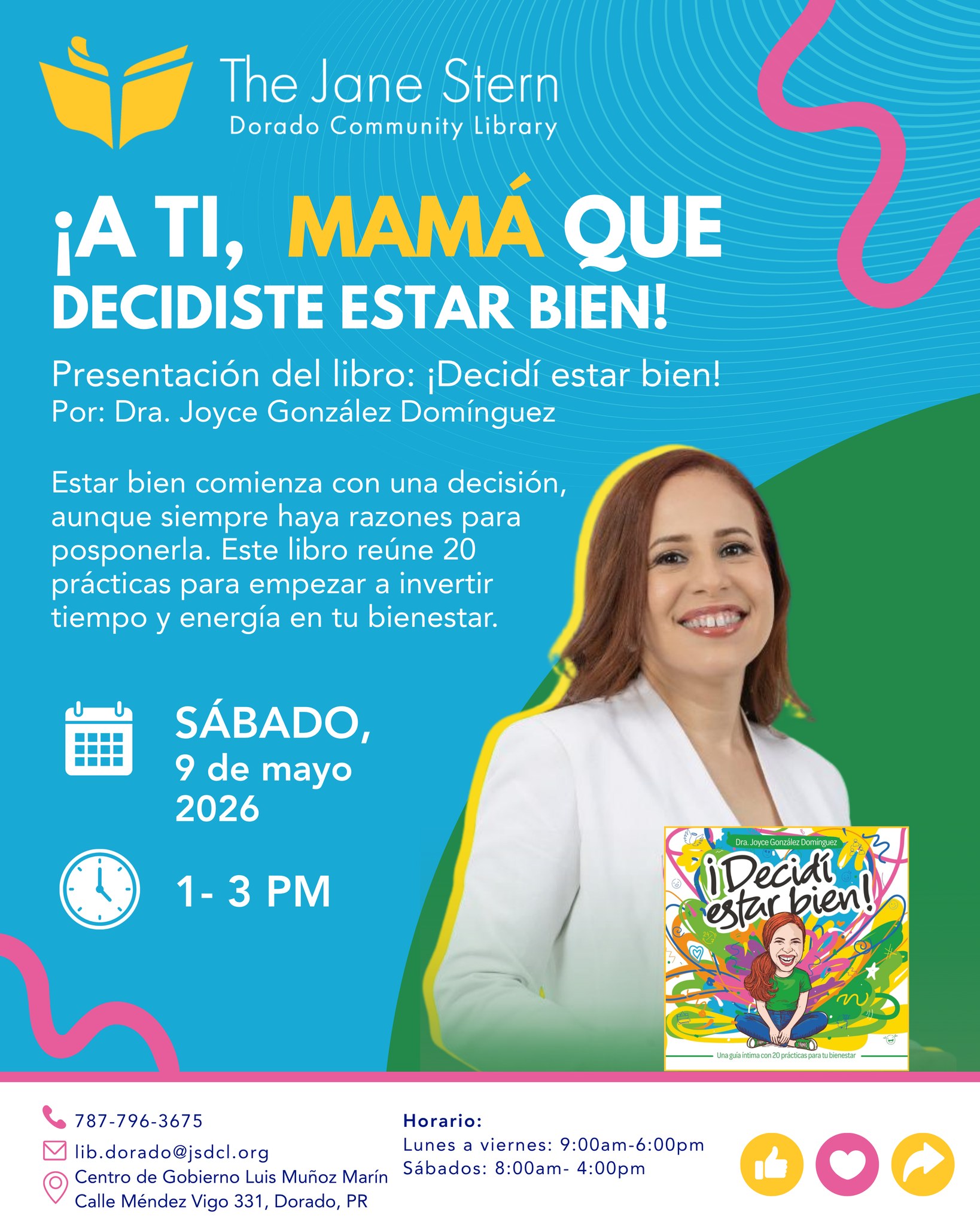 Presentación del libro: ¡Decidí estar bien! - Biblioteca Jane Stern