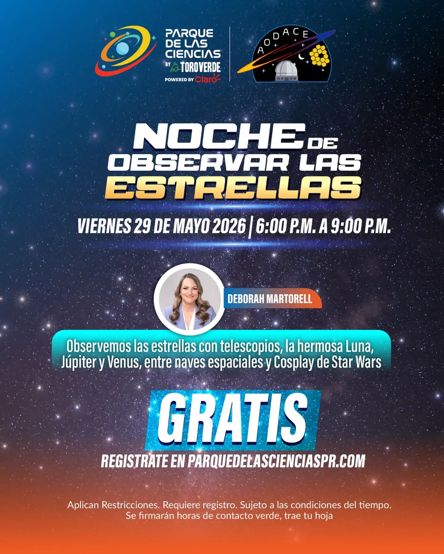 Noches de Observación de las Estrellas - Parque de las Ciencias