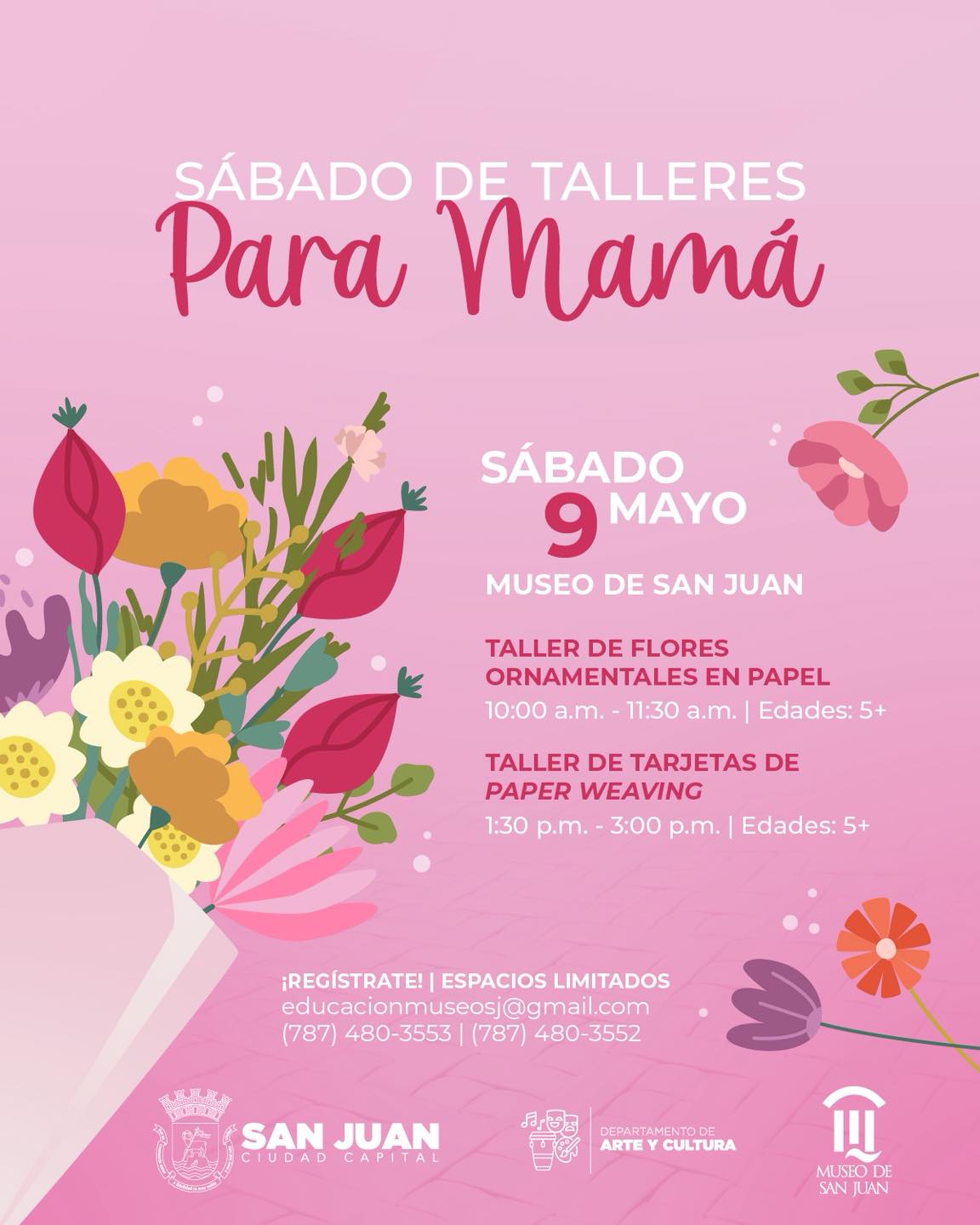 Sábado de Talleres para Mamá - Museo de San Juan