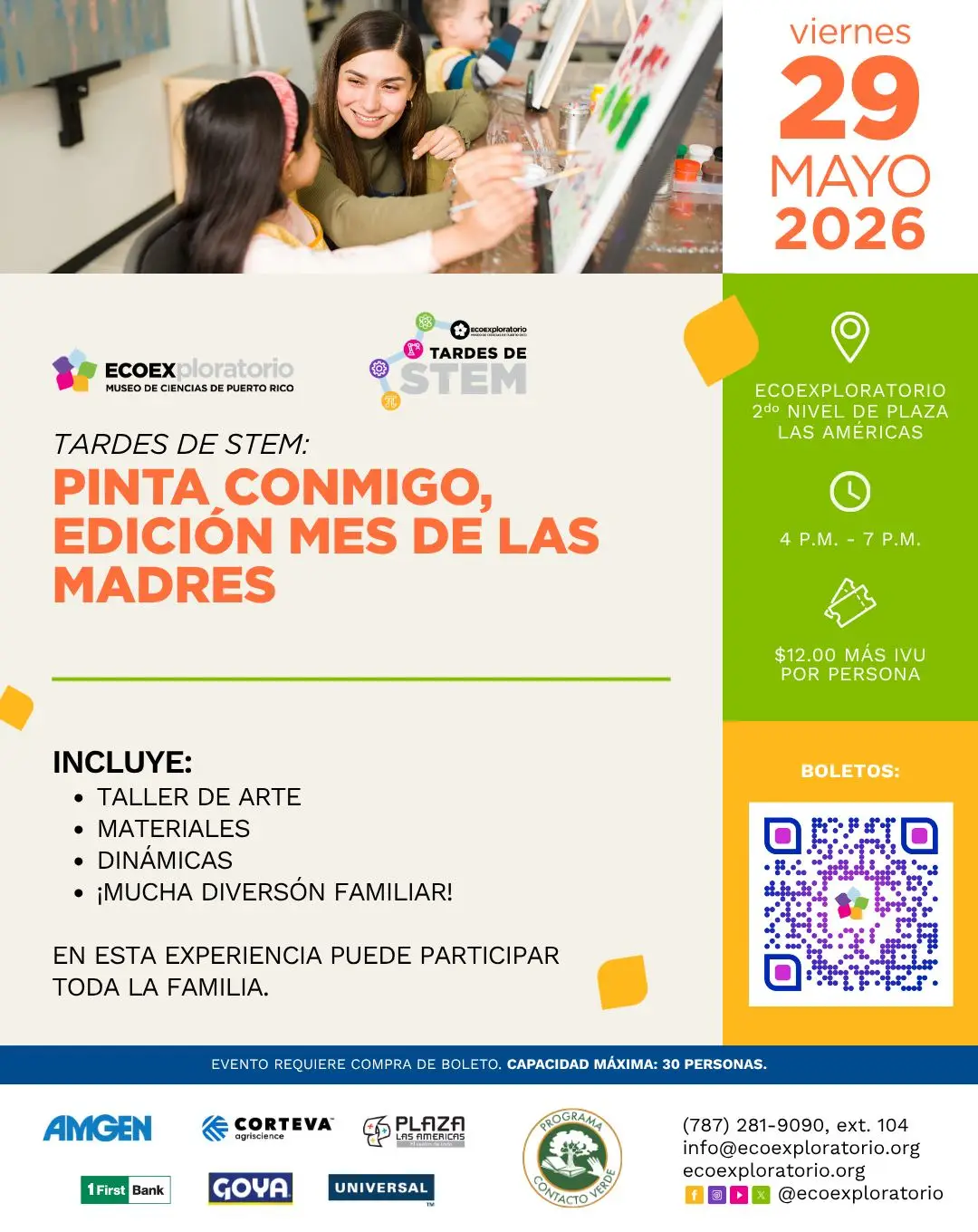 Tardes de STEM: Pinta Conmigo - EcoExploratorio