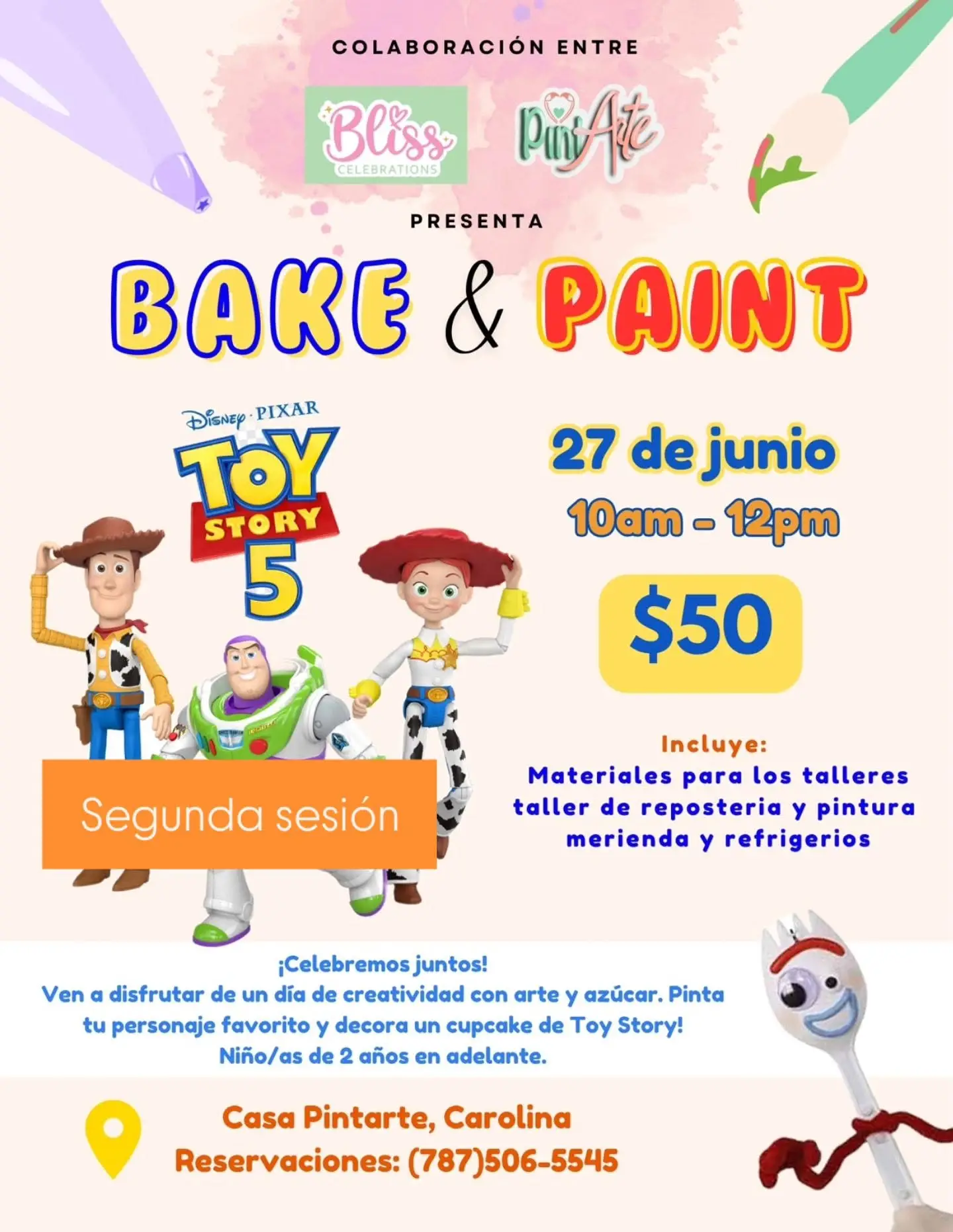 Bake & Paint - Bliss Celebrations