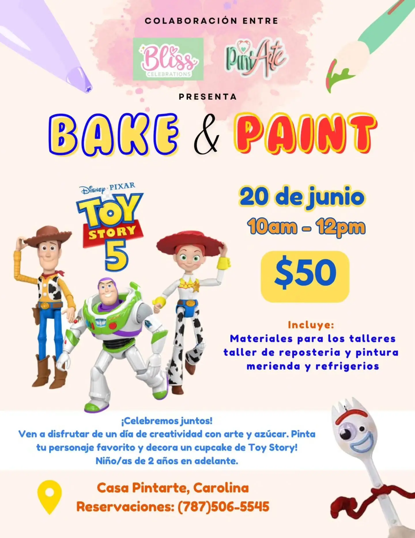 Bake & Paint - Bliss Celebrations