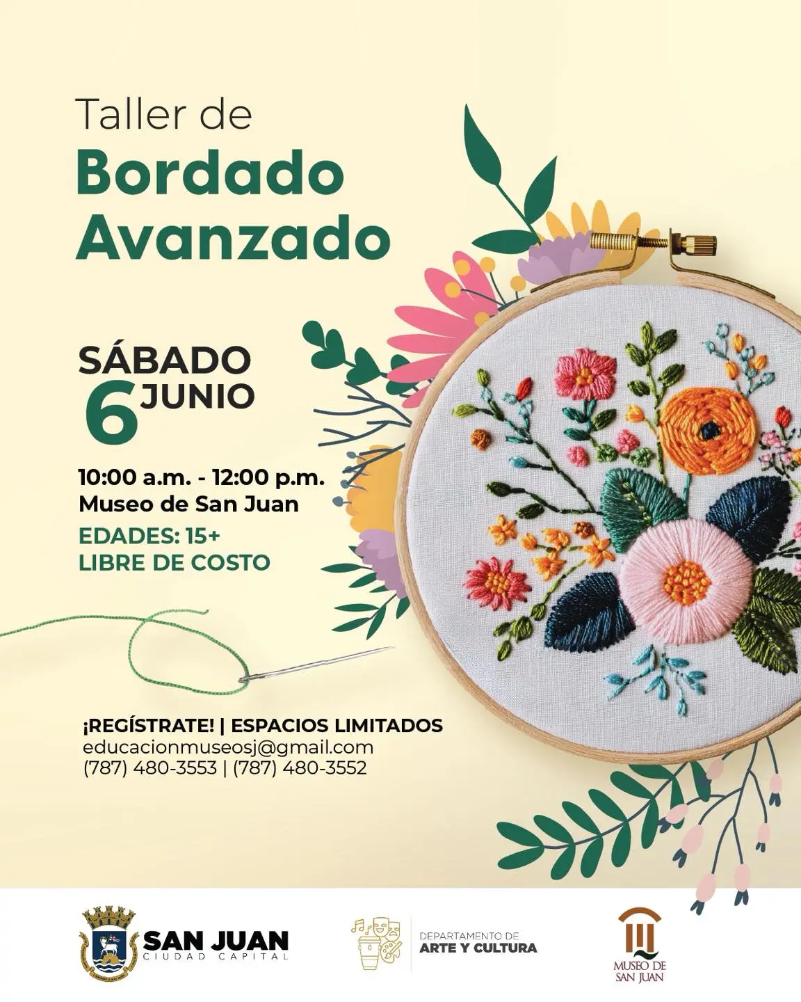 Bordado Avanzado - Museo de San Juan