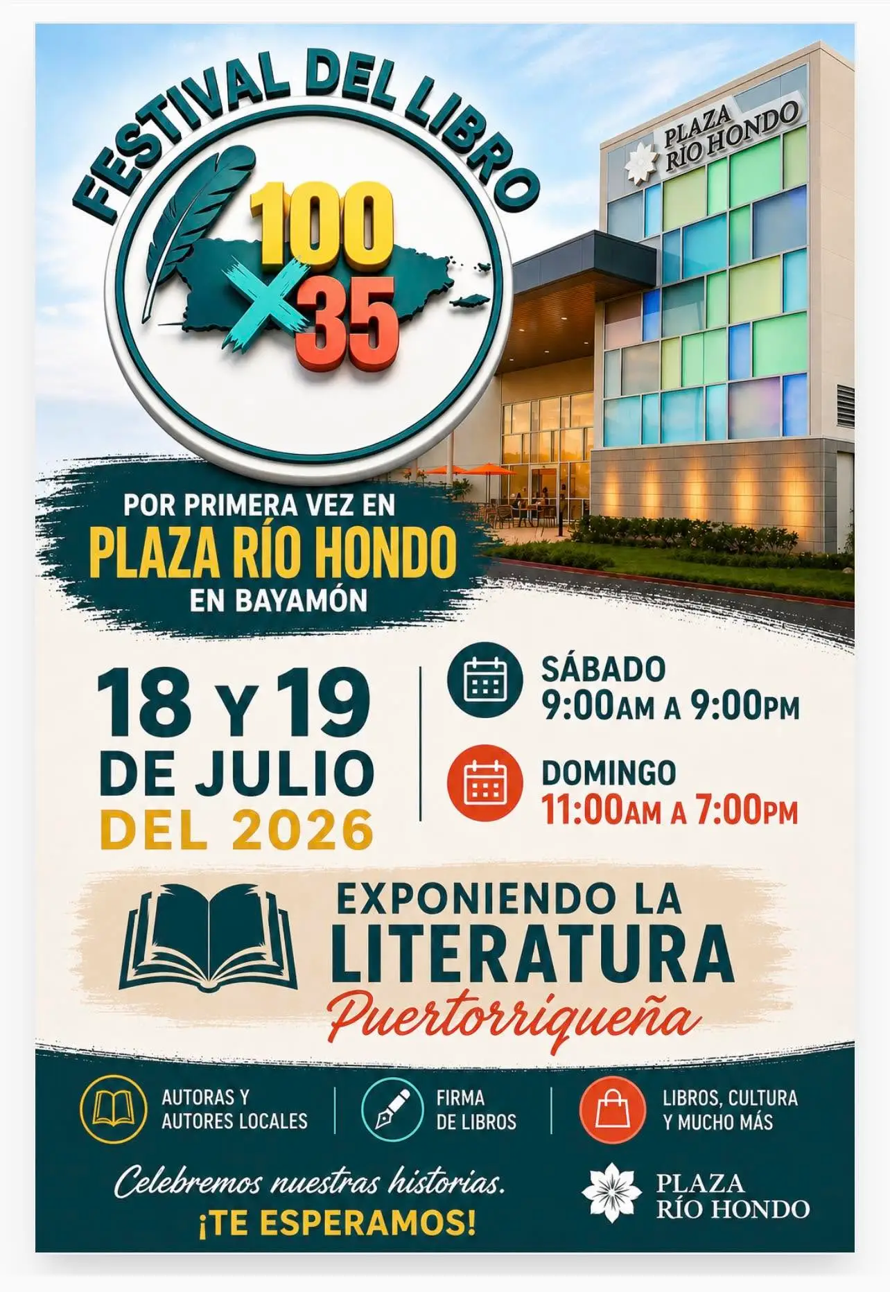 Festival del Libro - Plaza Río Hondo