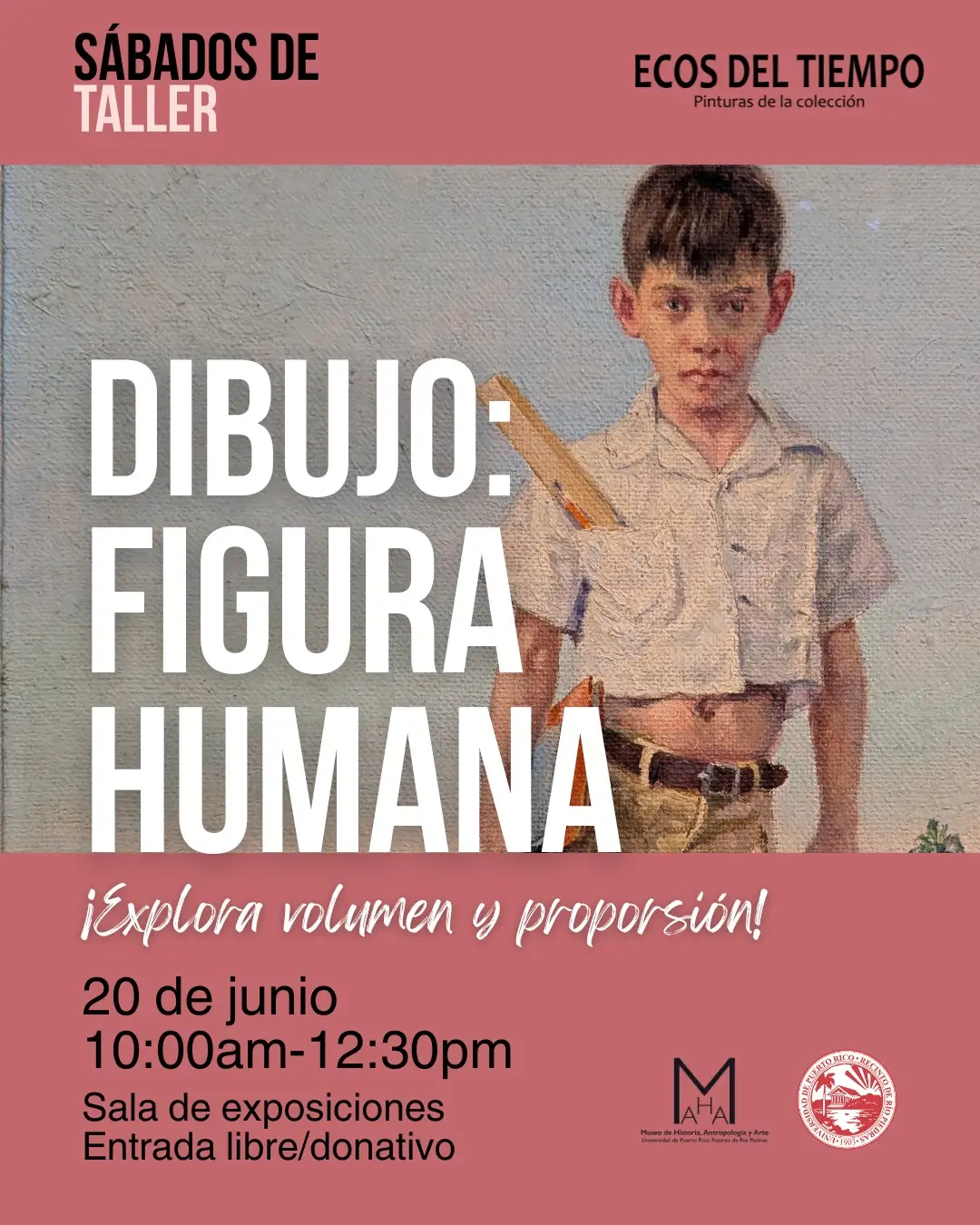Sábado de Taller: Figura Humana - Museo de Historia, Antropología y Arte