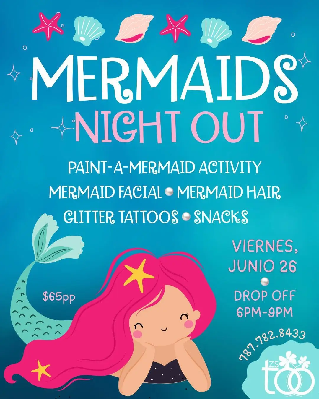 Mermaids Night Out - Zen Spa Too