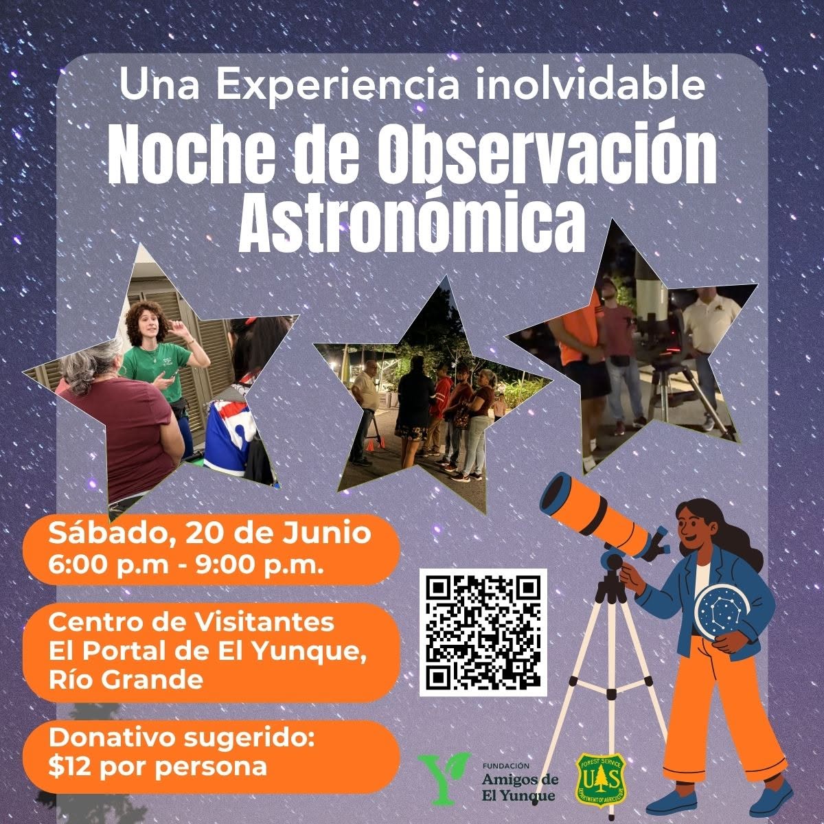 Noche de Observación Astronómica - Portal de El Yunque