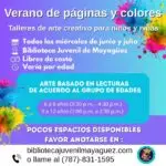 Verano de Páginas y Colores - Biblioteca Juvenil de Mayagüez