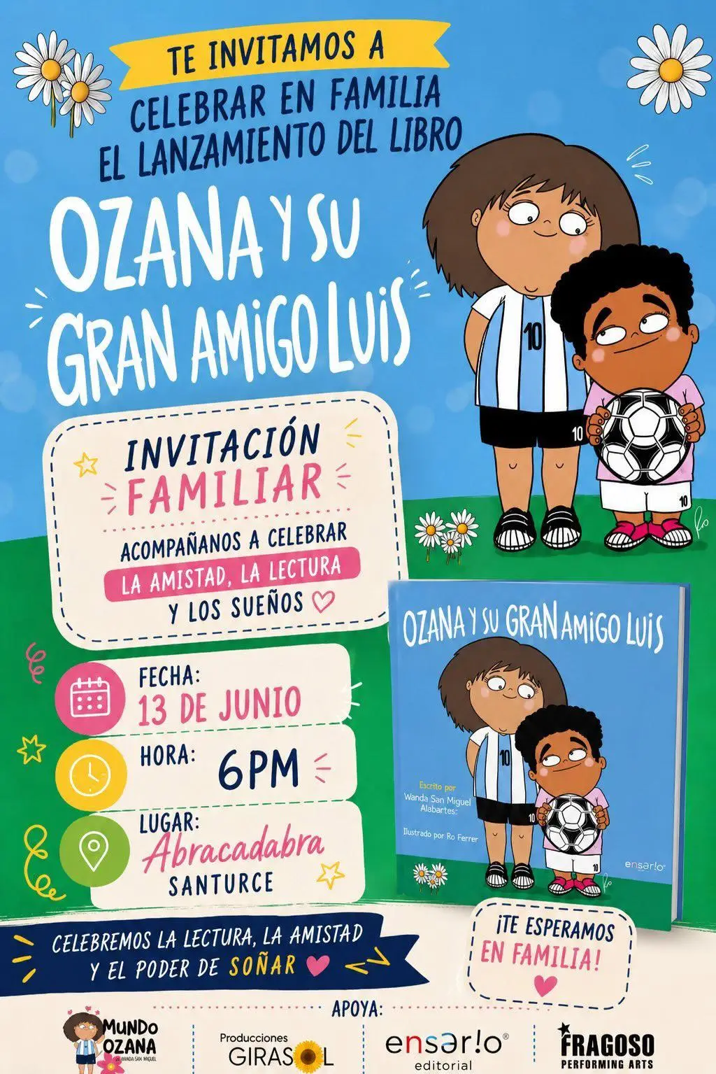 Presentación del Libro: "Ozana y su GRAN amigo Luis" - Abracadabra
