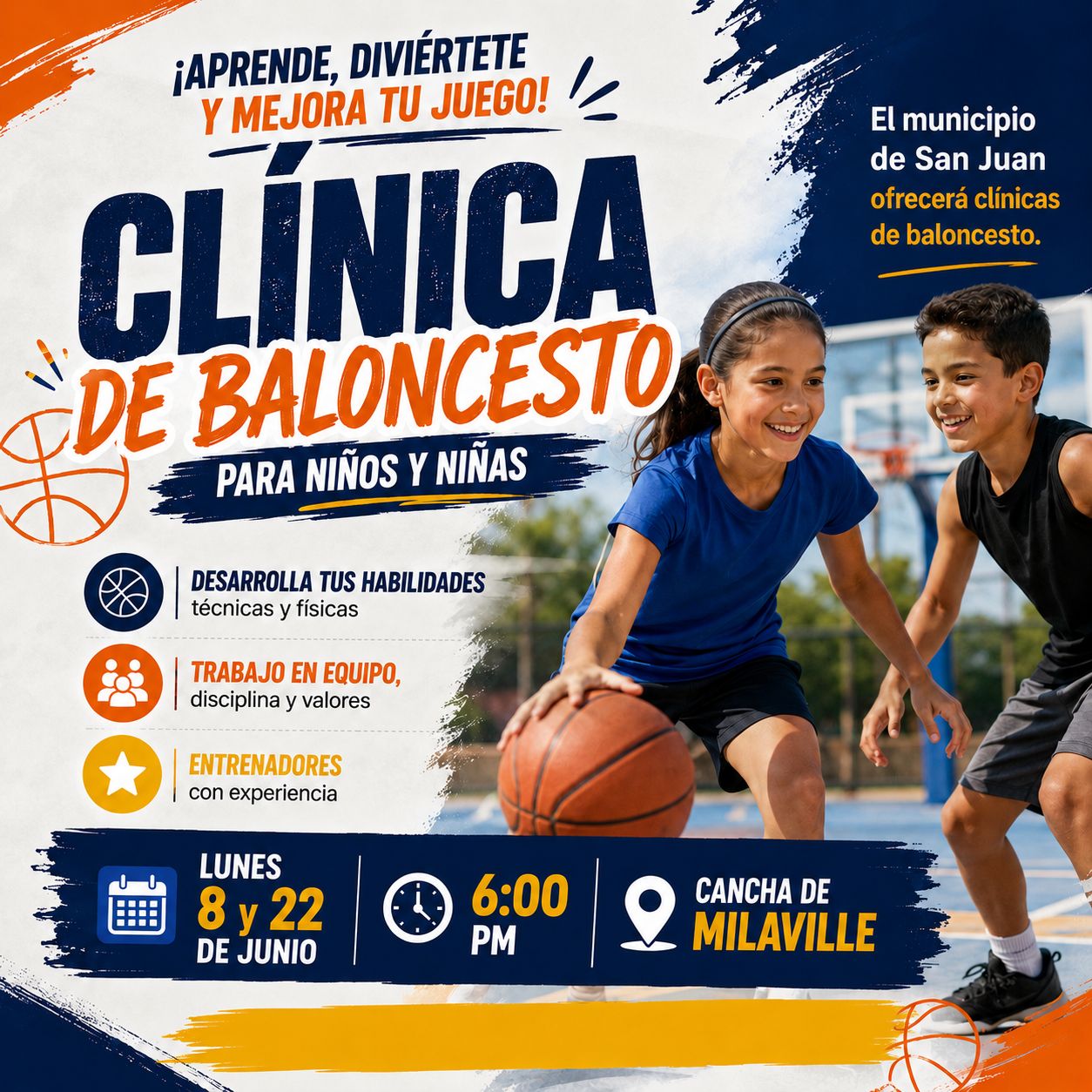 Clínica de Baloncesto GRATIS