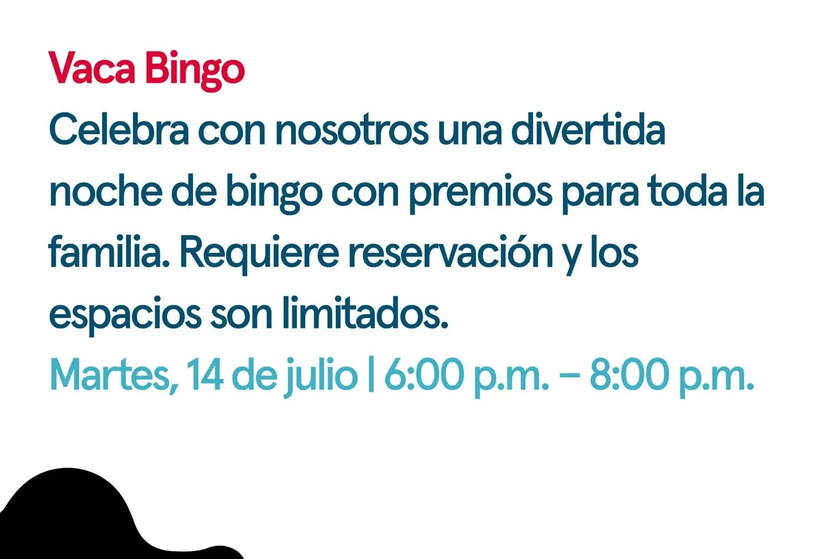 Vaca Bingo - Chick-fil-A La Rambla (Ponce)