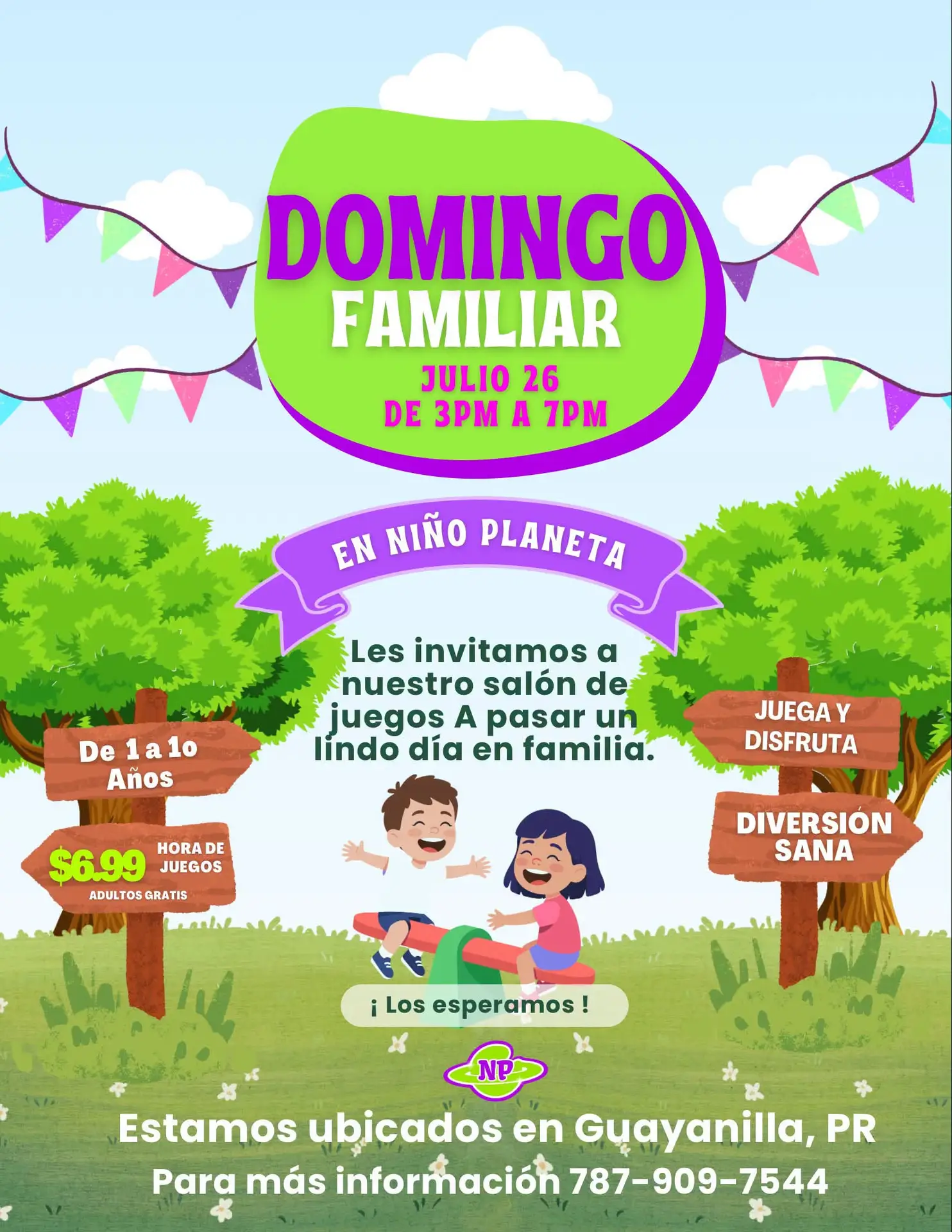 Domingo Familiar - Niño Planeta Playground