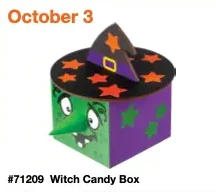 "Witch Candy Box" - Home Depot