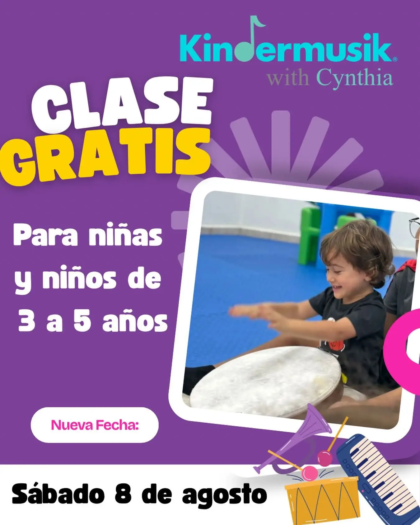 Clase Gratis - Kindermusik with Cynthia