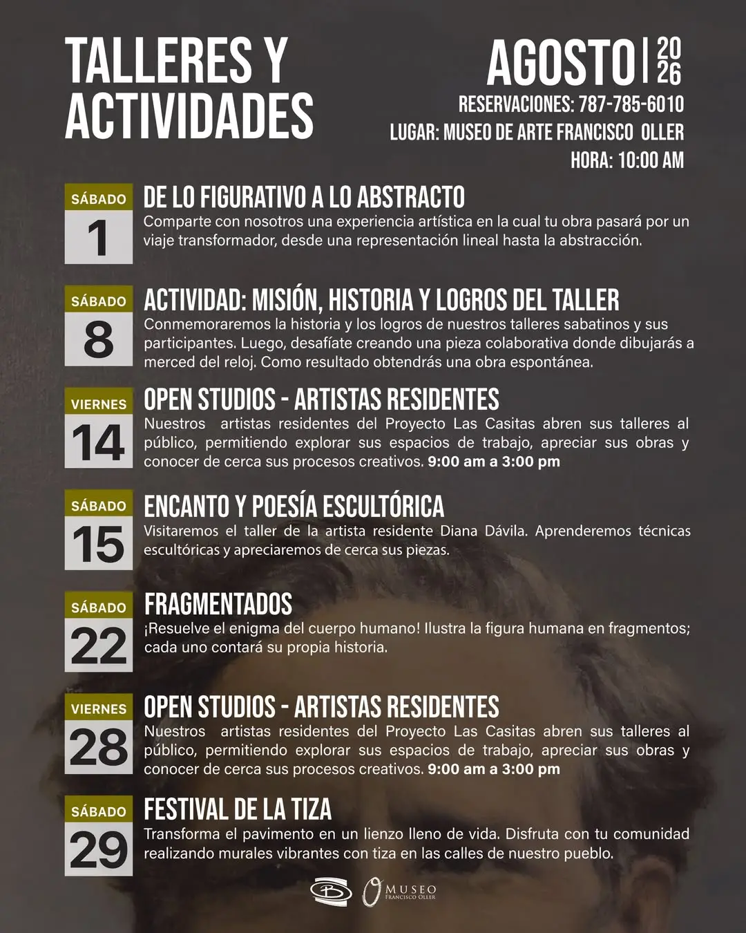 Talleres y Actividades - Museo de Arte Francisco Oller