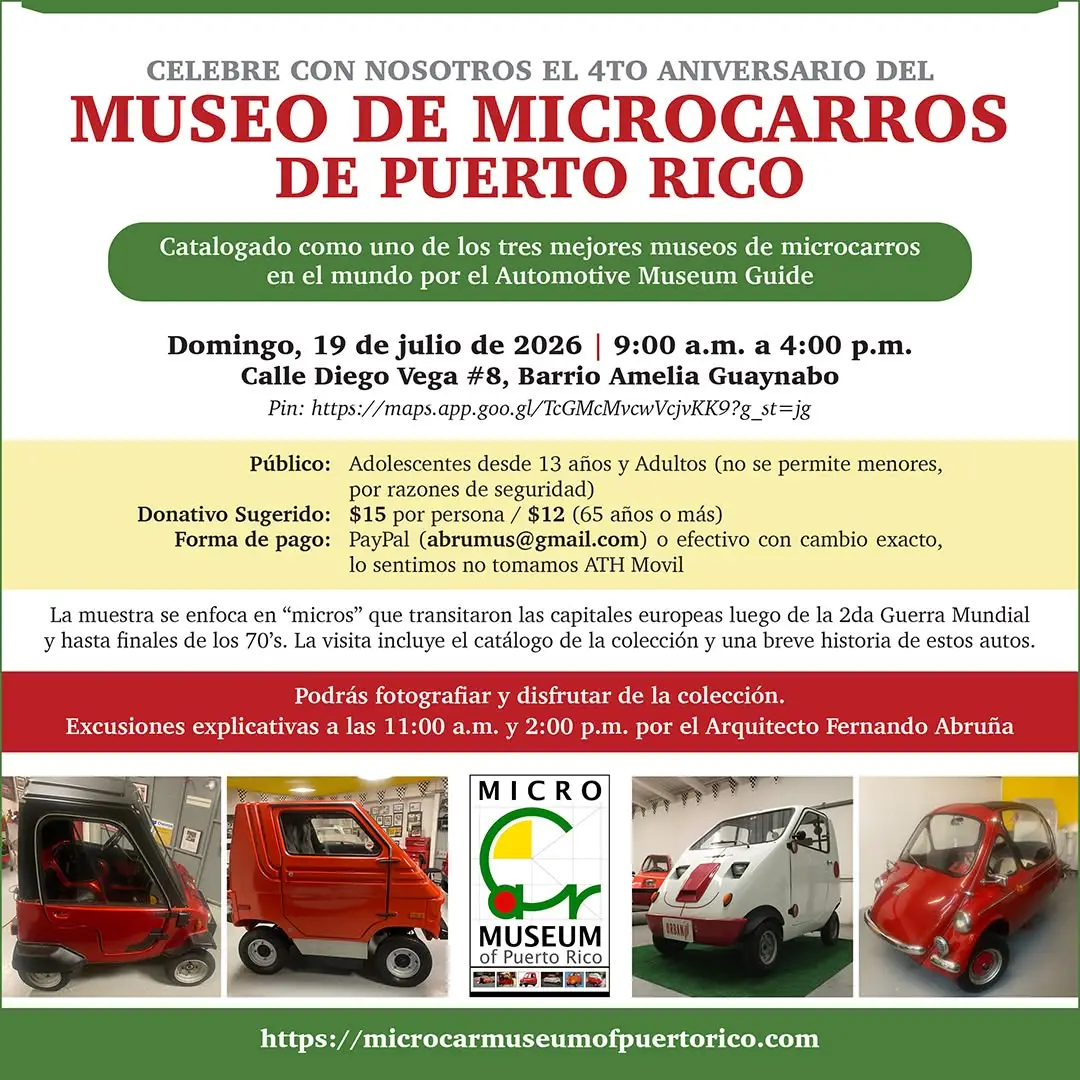 4to Aniversario - Museo de Microcarros