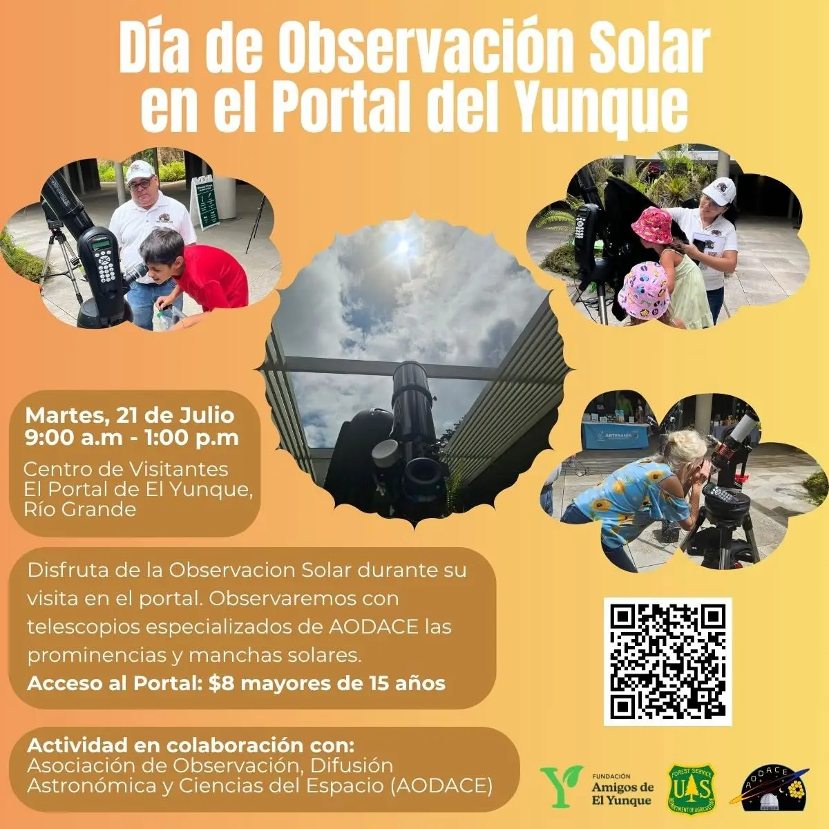Día de Observación Solar - El Portal de El Yunque
