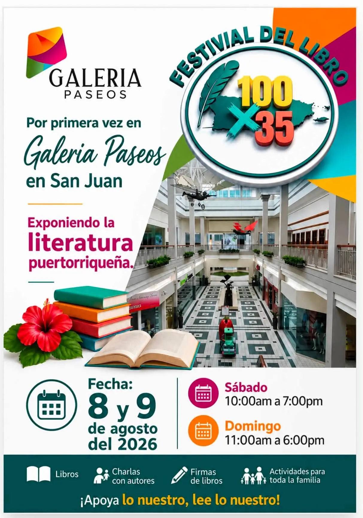 Feria de Libros 100x35 - Galería Paseos