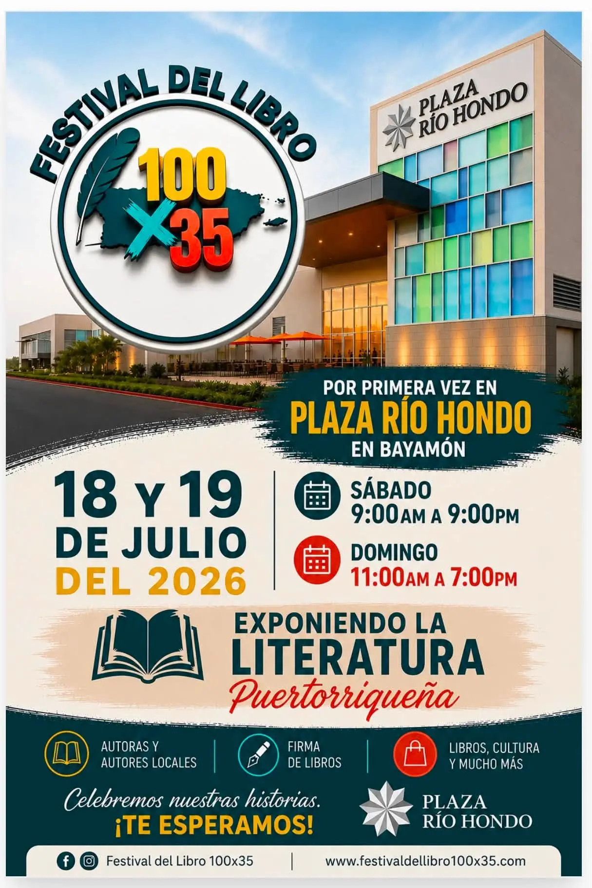 Feria de Libros 100x35 - Bayamón