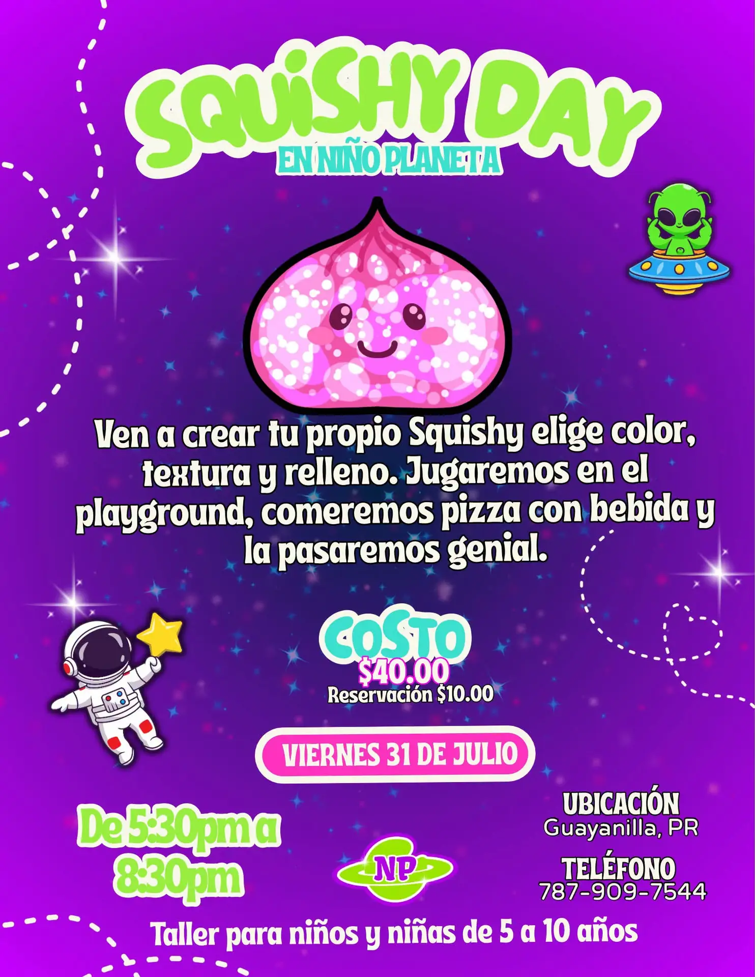Squishy Day - Niño Planeta Playground