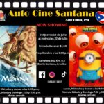 Auto Cine Santana: "Moana" y "Minions"