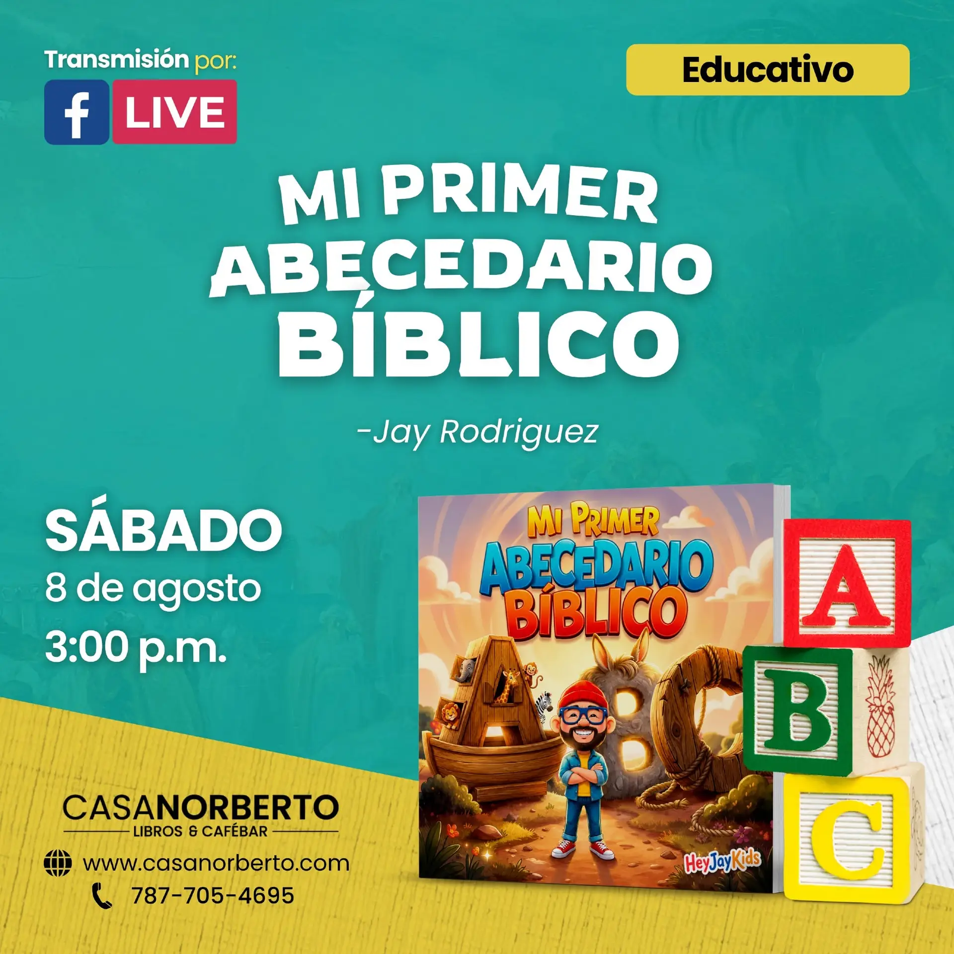 Presentación del libro: “Mi primer Abecedario Bíblico” - Librería Casa Norberto